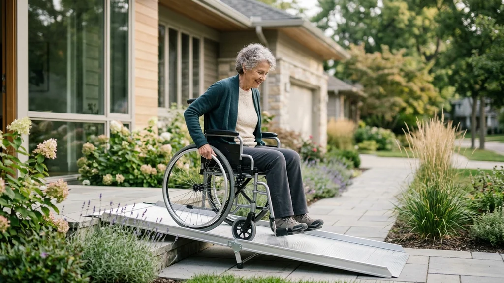 Aluminum Portable Wheelchair Ramp